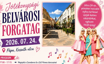 Jótékonysági Belvárosi Forgatag várja a családokat pénteken Pápán