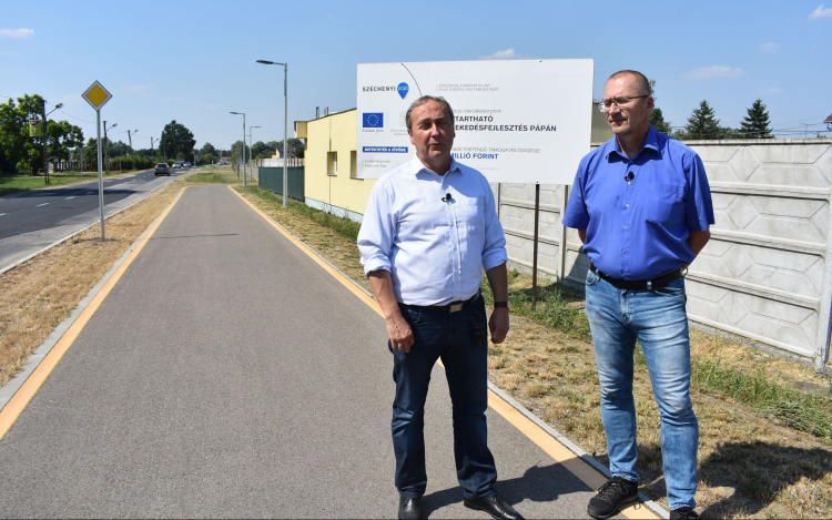 Megújul a járda a Celli úton, újabb, már megvalósult projektet támogat a kormány