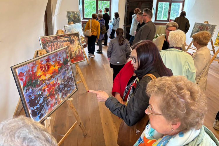 Kiss László alkotásaiból nyílt kiállítás az Esterházy-kastélyban