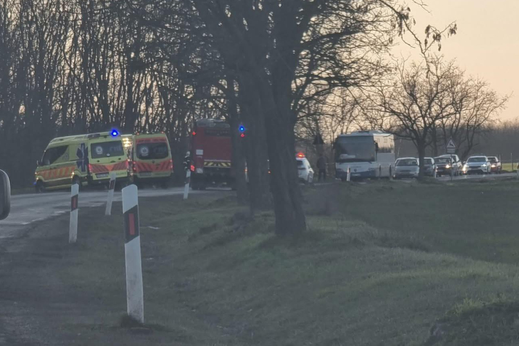 Mersevát és Nemesszalók között történt baleset tegnap délután