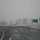 Hófúvás Pápa környékén