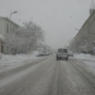 40 cm hó Pápán - 2013