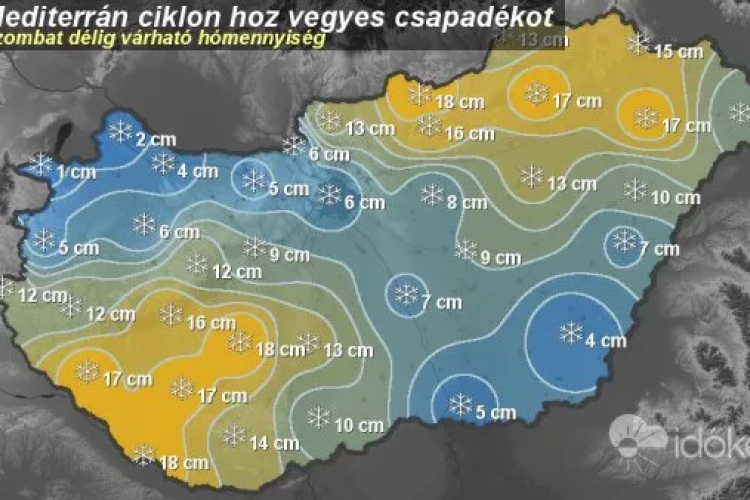 Jelentős havazás jön