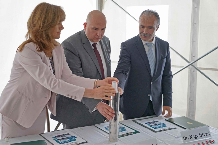 Letették a város második legmagasabb épületének alapkövét