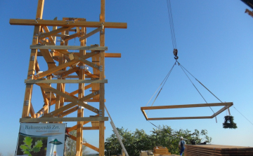 Hamarosan elkészül az öreghegyi kilátó