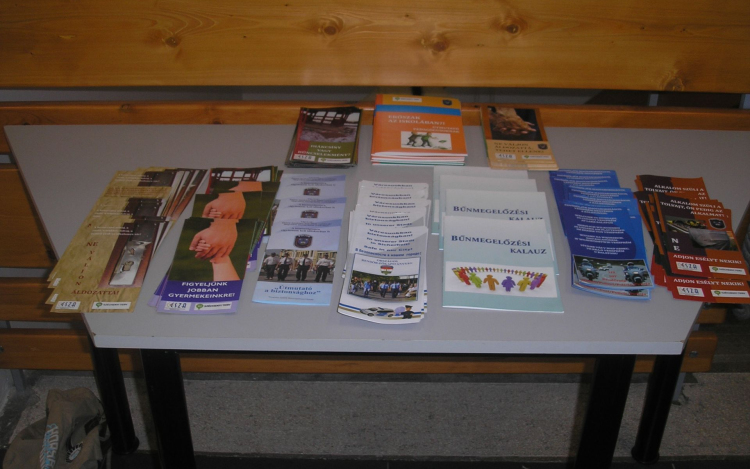 Prevenciós kiadványok a pápai Kormányablakban