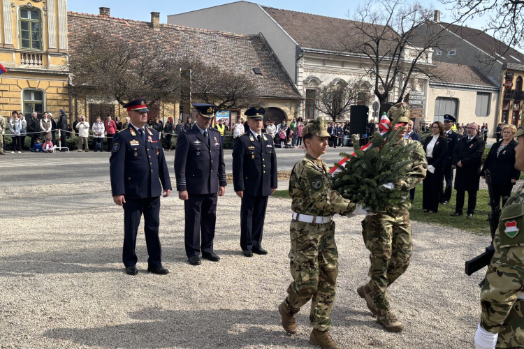 Március 15-i megemlékezés Pápán - 2026