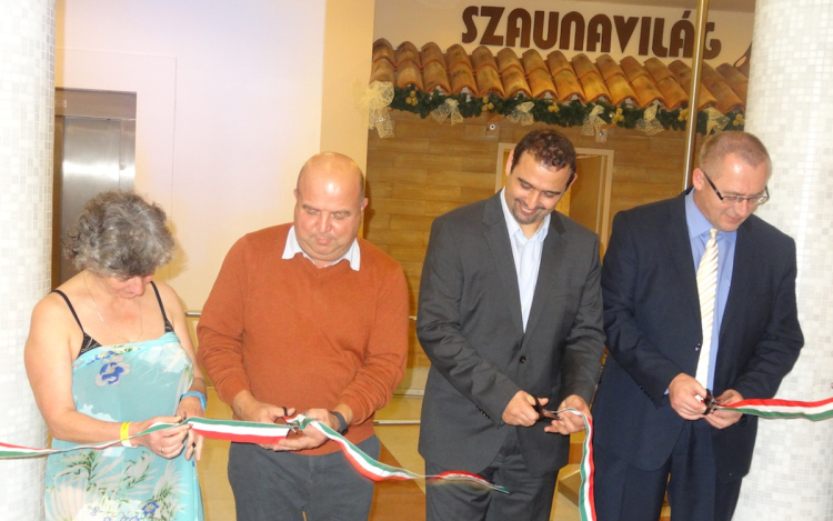 Átadták a megújult szaunavilágot a termálfürdőben