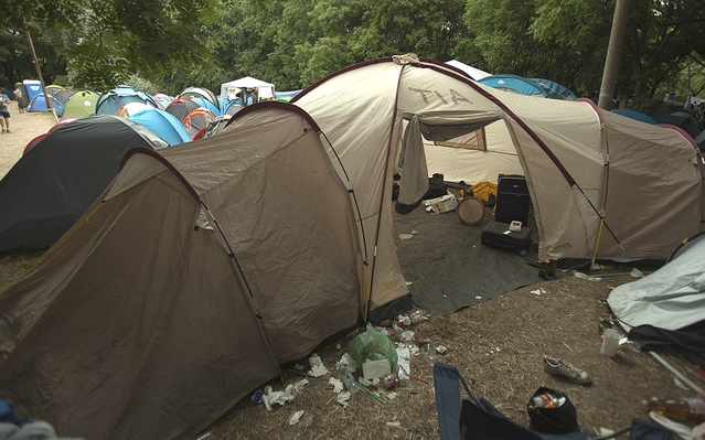 600 sátrat hagytak hátra a Sziget fesztiválozói