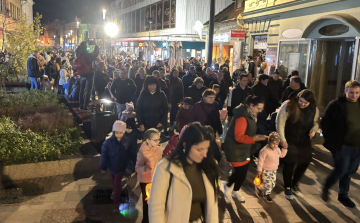 Márton-napi forgatag a belvárosban