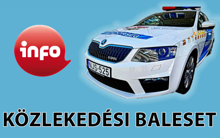 Baleset a 83-ason Takácsi és Gyarmat között