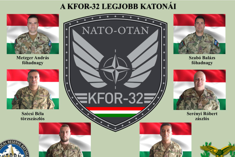 Metzger András és Bogdán Tibor a legjobb KFOR katonák között!