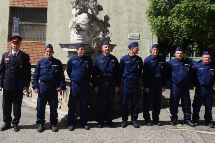 Veszeli Tamás lett az év tűzoltója Pápán