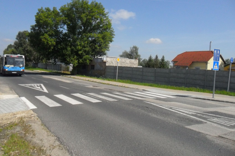 Elkészült a Győri úti gyalogátkelőhely