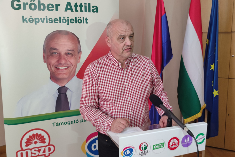Grőber Attila: Pápán is megkezdődött az aláírásgyűjtés