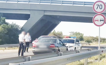 Forgalommal szemben hajtott egy autós a 8-as úton - Videó