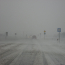 Hófúvás Pápa környékén