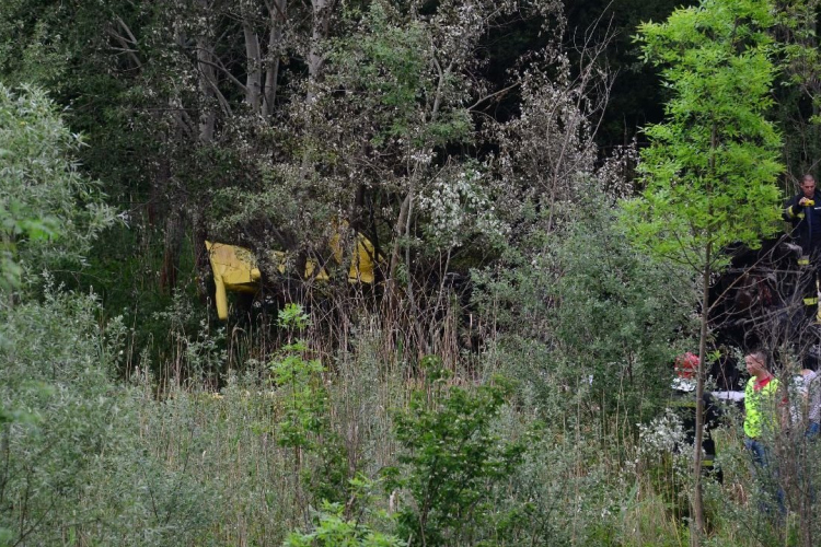Lezuhant egy szúnyogirtó gép Győrnél