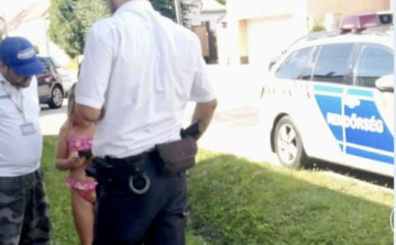 Egy eltévedt külföldi kislánynak segítettek a pápai polgárőrök