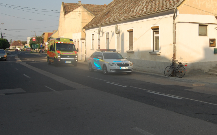 Lezárt nyomozás: Egy személygépkocsi kerékpárral ütközött