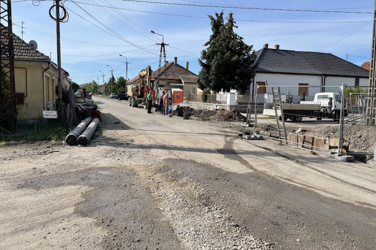 Újabb szakaszát zárják le a Dózsa György utcának