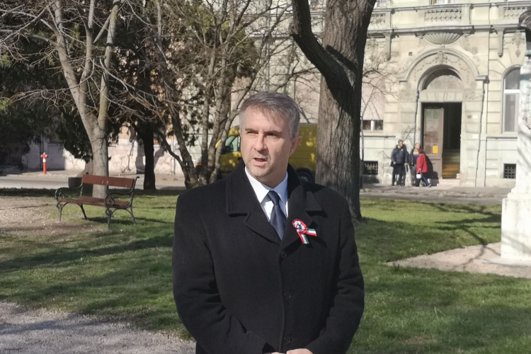 Koszorúzás Március 15-én