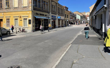 A Rákóczi utcáig folytatódik a Kossuth utca felújítása
