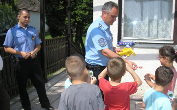 Rendőrök a gyermeknapi rendezvényeken