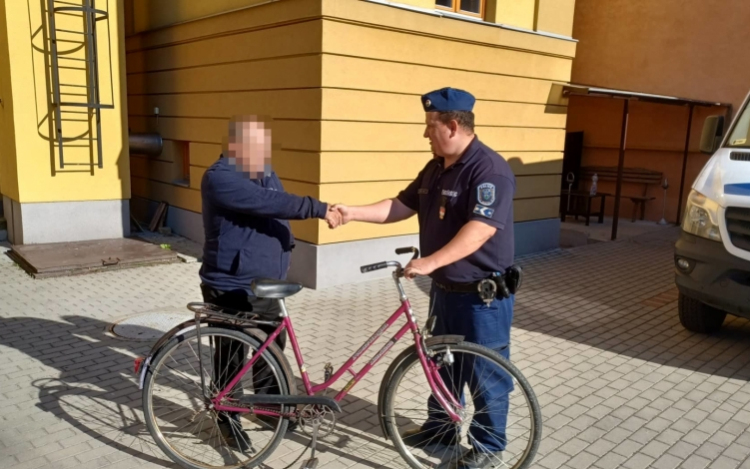 Őrizetben a kerékpártolvaj