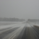 Hófúvás Pápa környékén