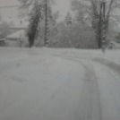 40 cm hó Pápán - 2013