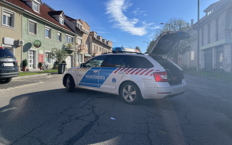 Teljes az útzár a Korona utcán