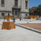 Utolsó simítások a pápai Fő téren