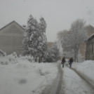 40 cm hó Pápán - 2013