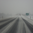 Hófúvás Pápa környékén