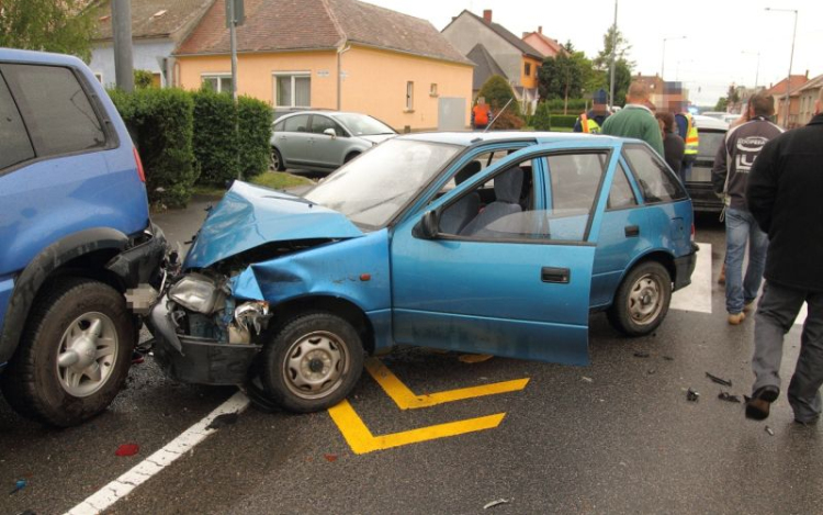 Kilenc közlekedési baleset történt a város területén