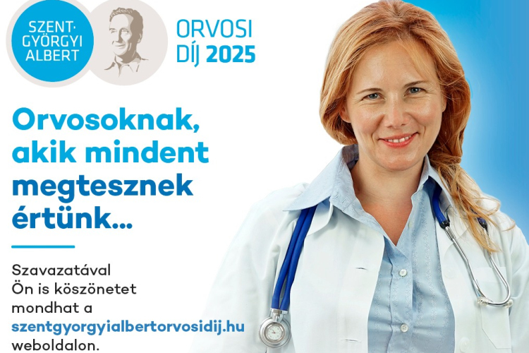 Pápai orvosokra is szavazhatunk, hogy elnyerjék a Szent-Györgyi Albert Orvosi Díjat
