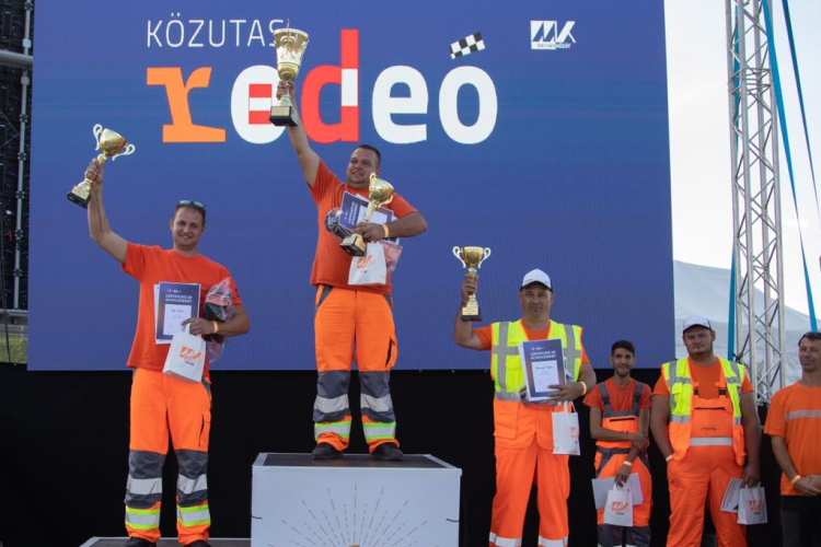 Ismét pápai végzett az élen a közútkezelők nemzetközi versenyén!