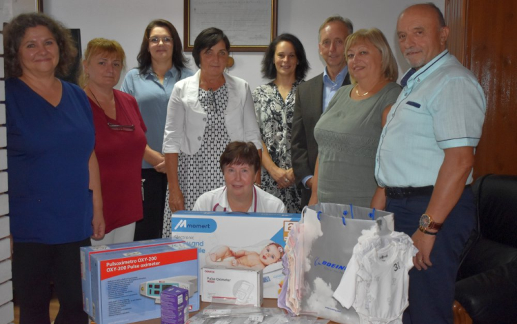 Nagy értékű adományt kapott a pápai kórház