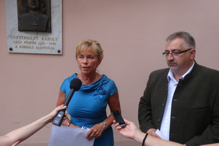 A pápai kórház kiszolgáló létesítményeiben történtek fejlesztések