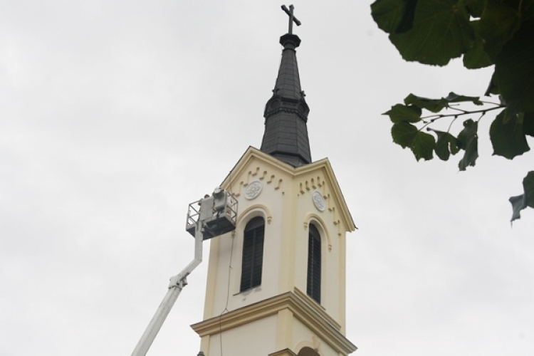 Megújult a templomtorony