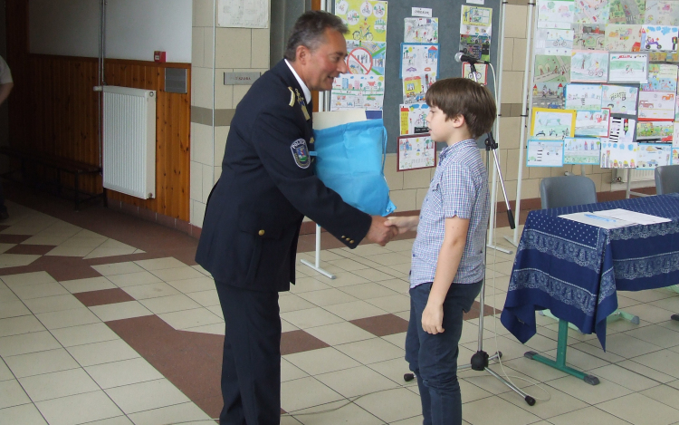 Rajzpályázat díjkiosztó Pápán