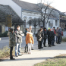 Ostormenet Pápa belvárosában, szilveszter napján