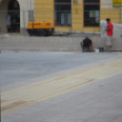 Lázas készülődés a pápai Fő téren!