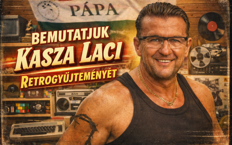 Bemutatjuk Kasza Laci retrogyűjteményét - Videó