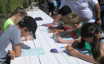 Kerékpáros verseny Egyházaskeszőn