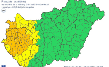 Még nincs vége: Másodfokú riasztás, erős szél, jelentős havazás