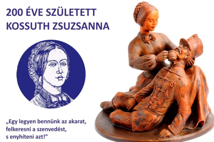 Kétszáz esztendeje született Kossuth Zsuzsanna, Magyarország első főápolónője