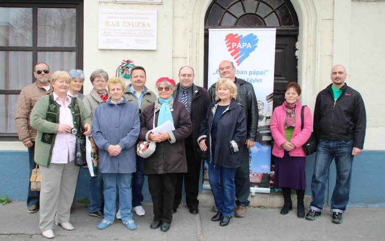 Rab Zsuzsára emlékezett a Városbarát Egylet
