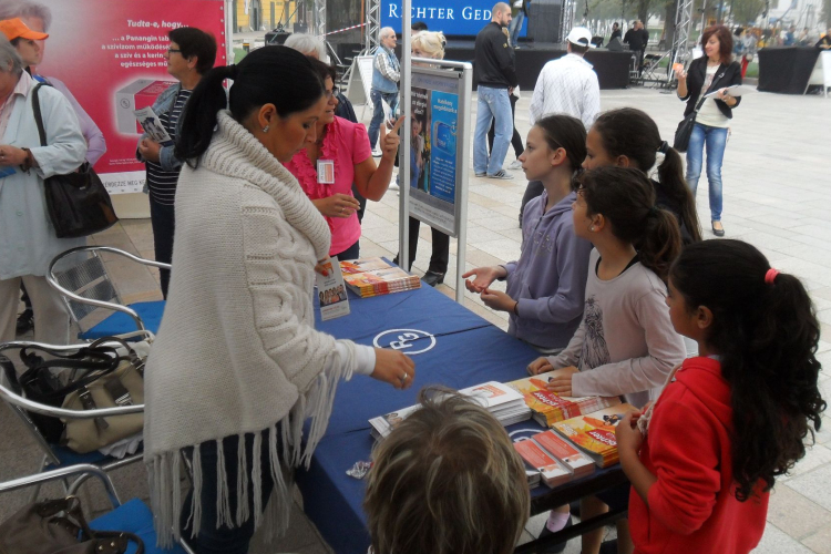 Richter Egészségváros a pápai Fő téren